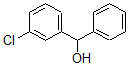structure of CAS# 63012-03-3, alpha-(3-Chlorophenyl)Phenylmethanol;(3-CHLORO-PHENYL)-PHENYL-METHANOL;3-CHLORODIPHENYLMETHANOL;3-CHLOROBENZHYDROL