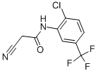 structure of CAS# 63034-98-0, N-(2-Chloro-5-Trifluoromethyl-Phenyl)-2-Cyano-Acetamide;N-[2-Chloro-5-(Trifluoromethyl)Phenyl]-2-Cyano-Acetamide;N-[2-Chloro-5-(Trifluoromethyl)Phenyl]-2-Cyano-Ethanamide;Aids-416203