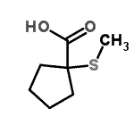 CAS#: 63049-48-9， 1-(Methylsulfanyl)Cyclopentanecarboxylic Acid