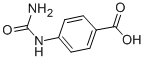 structure of CAS# 6306-25-8, 4-Ureido-Benzoic Acid;4-Ureidobenzoic Acid;4-(Aminocarbonylamino)Benzoic Acid;Timtec1_002426