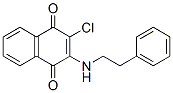 structure of CAS# 6307-22-8, 2-Chloro-3-(Phenethylamino)Naphthalene-1,4-Dione;2-Chloro-3-(2-Phenylethylamino)-1,4-Naphthoquinone;Ms-1664;Nsc41098