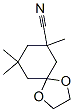 CAS#: 6309-26-8， 7,7,9-Trimethyl-1,4-Dioxaspiro[4.5]Decane-9-Carbonitrile