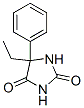 structure of CAS# 631-07-2, (+/-)-5-Ethyl-5-Phenylhydantoin;5-Ethyl-5-Phenyl-Imidazolidine-2,4-Dione;5-Ethyl-5-Phenyl-Hydantoin;Hydantoin, 5-Ethyl-5-Phenyl-, (+-)-