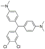 structure of CAS# 6310-47-0, 4-[(3,4-Dichlorophenyl)-(4-Dimethylaminophenyl)Methyl]-N,N-Dimethyl-Aniline;4-[(3,4-Dichlorophenyl)-(4-Dimethylaminophenyl)Methyl]-N,N-Dimethyl-Aniline;[4-[(3,4-Dichlorophenyl)-(4-Dimethylaminophenyl)Methyl]Phenyl]-Dimethyl-Amine;Zinc04347699