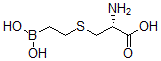 structure of CAS# 63107-40-4, S-(2-Boronoethyl)-L-Cysteine;S-(2-BORONOETHYL)-L-CYSTEINE;BEC