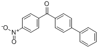 structure of CAS# 6317-76-6, 4-Biphenyl-4-Nitrophenyl Ketone;Smr000394028;Mls000737074;Nsc43087