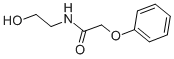 structure of CAS# 6326-87-0, N-(2-Hydroxyethyl)-2-Phenoxy-Acetamide;N-(2-Hydroxyethyl)-2-(Phenoxy)Ethanamide;St5443150;Nsc31342