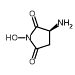 CAS#: 63316-53-0， (3S)-3-Amino-1-Hydroxy-2,5-Pyrrolidinedione