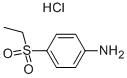 structure of CAS# 6334-01-6, 4-(Ethylsulfonyl)-Aniline;(4-Ethylsulfonylphenyl)Amine;Zinc01663826;Nsc31377