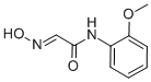 structure of CAS# 6335-42-8, 2-Hydroxyimino-N-(2-Methoxy-Phenyl)-Acetamide;2-Hydroxyimino-N-(2-Methoxyphenyl)Acetamide;(2E)-2-Hydroximino-N-(2-Methoxyphenyl)Acetamide;2-Hydroximino-N-(2-Methoxyphenyl)Acetamide