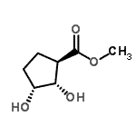 CAS#: 63358-34-9， Methyl (1R,2S,3R)-2,3-Dihydroxycyclopentanecarboxylate