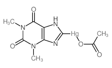 CAS#: 6336-12-5， 8-Theophylline mercuric acetate