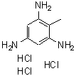 structure of CAS# 634-87-7, 2,4,6-Triaminotoluene Trihydrochloride;(3,5-Diamino-2-Methyl-Phenyl)Amine Chloride;1,3,5-Benzenetriamine, 2-Methyl-, Trihydrochloride;Nsc56369