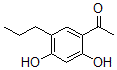 结构式 CAS# 63411-87-0, 1-(2,4-二羟基-5-丙基苯基)-乙酮