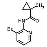 CAS#: 634202-30-5， N-(3-Bromo-2-pyridinyl)-1-methylcyclopropanecarboxamide