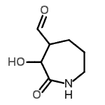 CAS#: 63447-34-7， 3-Hydroxy-2-Oxo-4-Azepanecarbaldehyde