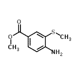 CAS#: 634602-34-9， Methyl 4-amino-3-(methylsulfanyl)benzoate