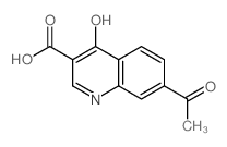 CAS#: 63463-21-8， 7-Acetyl-4-Hydroxy-3-Quinolinecarboxylic acid