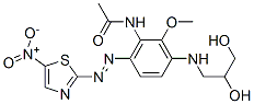 CAS#: 63467-10-7， N-[3-[(2,3-Dihydroxypropyl)Amino]-2-Methoxy-6-[(5-Nitrothiazol-2-Yl)Azo]Phenyl]Acetamide