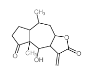 CAS#: 63568-73-0， 9-Hydroxy-5,8a-dimethyl-1-methylene-3a,4,5,5a,6,7,9,9a-octahydroazuleno[7,6-d]furan-2,8-dione