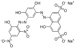 CAS#: 63589-12-8， 4-[[2,4-Dihydroxy-5-[(2-Hydroxy-4,6-Dinitrophenyl)Azo]Phenyl]Azo]-5-Hydroxy-2,7-Naphthalenedisulfonic Acid Disodium Salt