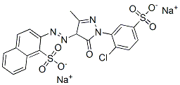 CAS#: 6359-95-1， Disodium 2-[[1-(2-Chloro-5-Sulphonatophenyl)-4,5-Dihydro-3-Methyl-5-Oxo-1H-Pyrazol-4-Yl]Azo]Naphthalene-1-Sulphonate