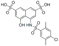 CAS#: 6361-35-9， 8-(2,5-Dimethyl-4-Chlorophenylsulfonamido)-1-Naphthol-3,6-Disulfonic Acid