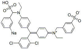 CAS#: 6362-40-9， Sodium 3-{[{(1Z,4Z)-4-[(2,5-dichlorophenyl){4-[ethyl(3-sulfonatobenzyl)amino]phenyl}methylene]-2,5-cyclohexadien-1-ylidene}(ethyl)ammonio]methyl}benzenesulfonate