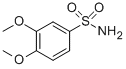 structure of CAS# 63624-27-1, 3,4-Dimethoxybenzenesulfonamide;Sbb000569;Zinc00043852;Timtec1_001732