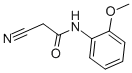 structure of CAS# 63631-09-4, 2-Cyano-N-(2-Methoxy-Phenyl)-Acetamide;2-Cyano-N-(2-Methoxyphenyl)Ethanamide;St5097211;Zinc00064992