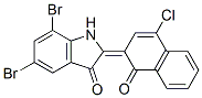 CAS#: 6369-45-5， 5,7-Dibromo-2-(4-Chloro-1-Oxonaphthalen-2(1H)-Ylidene)-1H-Indol-3(2H)-One