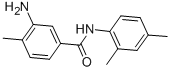 structure of CAS# 6370-19-0, 3-Amino-N-(2,4-Dimethylphenyl)-4-Methylbenzamide;3-Amino-N-(2,4-Dimethylphenyl)-4-Methyl-Benzamide;Benzamide, 3-Amino-N-(2,4-Dimethylphenyl)-4-Methyl-;Nsc68262