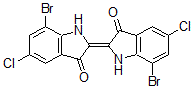 CAS#: 6371-35-3， 7,7'-Dibromo-5,5'-Dichloro-gamma2,2'(3H,3'H)-Bi[1H-Indole]-3,3'-Dione