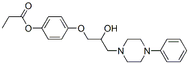 CAS#: 63716-19-8， 3-(4-Phenyl-1-Piperazinyl)-1-[4-(Propionyloxy)Phenoxy]-2-Propanol
