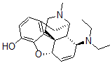CAS#: 63732-55-8， 6,7-Didehydro-8beta-Diethylamino-4,5alpha-Epoxy-17-Methylmorphinan-3-Ol