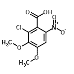 CAS#: 637347-71-8， 2-Chloro-3,4-dimethoxy-6-nitrobenzoic acid