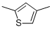 structure of CAS# 638-00-6, 2,4-Dimethylthiophene;Zinc01845884;Thiophene, 2,4-Dimethyl-