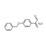 CAS#: 63846-62-8， [4-(Benzyloxy)Phenyl](Oxo)Acetaldehyde Hydrate (1:1)