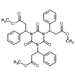 CAS#: 63856-18-8， Trimethyl 3,3',3''-(2,4,6-trioxo-1,3,5-triazinane-1,3,5-triyl)tris(3-phenylpropanoate)