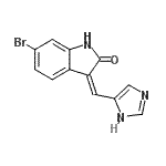 CAS#: 638563-57-2， (3Z)-6-Bromo-3-(1H-imidazol-5-ylmethylene)-1,3-dihydro-2H-indol-2-one