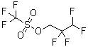 structure of CAS# 6401-02-1, 2,2,3,3-Tetrafluoropropyl Trifluoromethanesulfonate;2,2,3,3-Tetrafluoropropyl Trifluoromethane Sulphonate 97%;2,2,3,3-Tetrafluoropropyltrifluoromethanesulphonate97%;2,2,3,3-TETRAFLUOROPROPYL TRIFLUOROMETHANESULFONATE