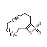 CAS#: 640293-45-4， 3-Ethyl-4-(3-hexyn-1-yl)-1,2-dithiete 1,1-dioxide