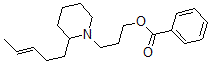 CAS#: 64050-35-7， 3-[2-(3-Pentenyl)Piperidino]Propyl Benzoate