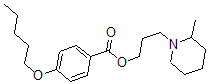 CAS#: 64050-37-9， 3-(2-Methylpiperidino)Propyl 4-Pentoxybenzoate
