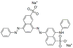 CAS#: 6406-30-0， Disodium 8-(Phenylamino)-5-[[4-(Phenylazo)-7-Sulphonato-1-Naphthyl]Azo]Naphthalenesulphonate