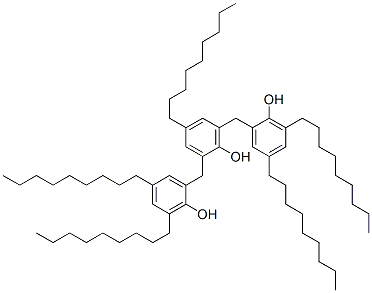 CAS#: 64131-28-8， alpha,alpha'-Bis(2-Hydroxy-3,5-Dinonylphenyl)-4-Nonyl-2,6-Xylenol