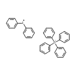 structure of CAS# 64146-77-6, Diphenyliodonium tetraphenylborate(1-);DIPHENYLIODONIUM TETRAPHENYLBORATE