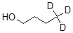 structure of CAS# 64156-70-3, 1-Butan-4,4,4-D3-Ol