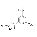 CAS#: 641571-12-2， 3-(4-Methyl-1H-imidazol-1-yl)-5-(trifluoromethyl)benzonitrile
