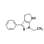 CAS#: 641584-71-6， 1-Ethyl-3-phenyl-1,4,5,6-tetrahydropyrrolo[2,3-c]pyrazole